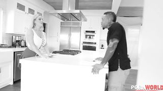 Busty Blonde Slut Savannah Bond Stretched Out by Architect’s BBC GP2272