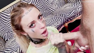 Anal Fisting & Squirting with Tattooed Slut In Casting - Sasha Beart LW043