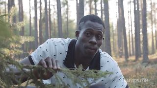 Darcy Dark in search of mushrooms in the forest got her first anal BBC FLX010