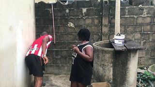 FUCKING MY NEIGHBOR CLOSE TO THE WELLSPRING