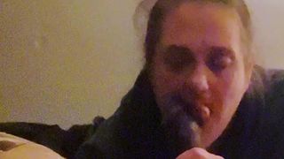 GREAT GUMJOB SMACKED THEM CHEEKS AND LEFT A CREAMPIE