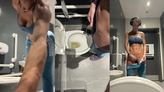 CHEGANDO NO BANHEIRO DA ACADEMIA ONDE SEMPRE APRONTO