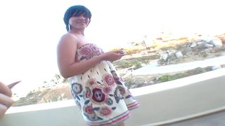 ALLAURA SWALLOWS EVERY DROP OF CUM FROM THE COCK SHE FINISHED SUCKING