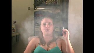 PEACH 22 YR OLD BLONDE SFW NON-NUDE SMOKING CLIPS PT 2