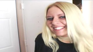 A BLONDE RILEY EVANS HAS HARDCORE SEX IN THE SHOWER AND REALLY GETS IT GOOD