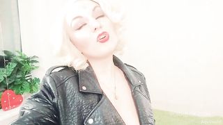 FemDom POV cuckold roleplay video - point of view - hot blonde horny MILF Mistress Arya Grander