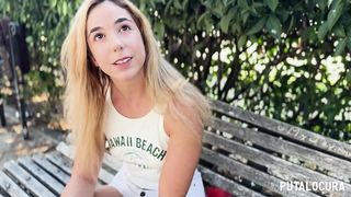 PUTALOCURA - PILLADA DE TORBE A LA RUBIA ESPANOLA CACHONDA ANITA SATANITA