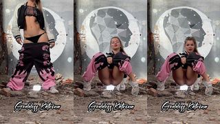 GODDESS RENATA FOX LED YOU TO AN ABANDONED BUILDING AND GAVE YOU GOLDEN RAIN