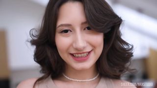 Lola Bredly and her First Italian FAT cock ! Interracial fucking