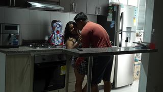 FUCKING JASSI S DELICIOUS PUSSY IN THE KITCHEN