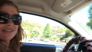 HORNY BRUNETTE PLUGS HER ASS AND FUCKS HER PUSSY WITH A DILDO