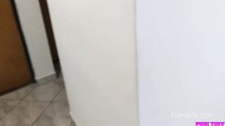 I found my hot and sexy stepdaughter in the kitchen at dawn