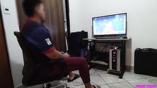 If my cousin wants to play on my PC, she has to do it sitting on my lap