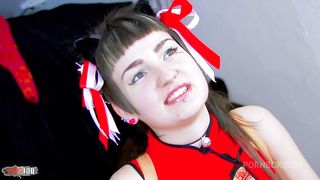 Assfucking a young spanish manga girl