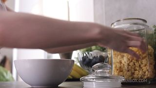 Petite teen is lured into having a threesome with a couple