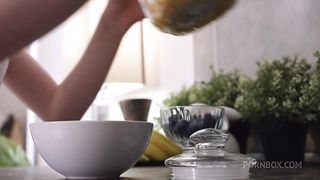 Petite teen is lured into having a threesome with a couple