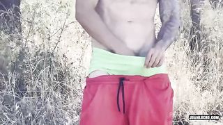 Country Solo Masturbation Of a Hot Fit Young Man