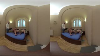 ELLIE SHOU VR PART ONE - CHEATING HOTWIFE MAKES BIG COCK JOCK CUM ON HAIRY CUNT