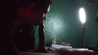 WHITE GIRL SUCKS BBC AND SWALLOW THE CUM