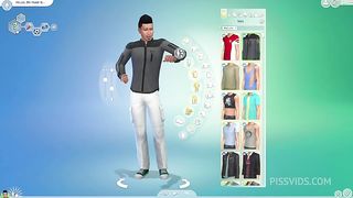 Outdoor Foursome Game Play On The Sims 4 - Porn video game