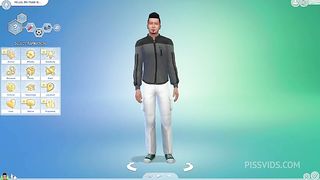 Outdoor Foursome Game Play On The Sims 4 - Porn video game