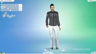 Outdoor Foursome Game Play On The Sims 4 - Porn video game