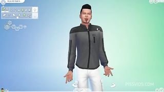Outdoor Foursome Game Play On The Sims 4 - Porn video game