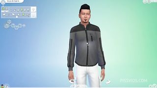 Outdoor Foursome Game Play On The Sims 4 - Porn video game