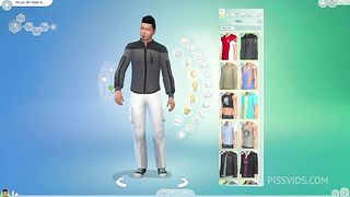 Outdoor Foursome Game Play On The Sims 4 - Porn video game