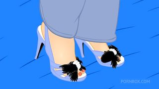Melanie Monroes sexy big booty pawg & foot sex cartoon smashdown