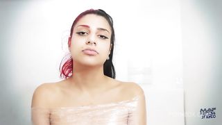 Akemi and Anny in hot bondage ass licking