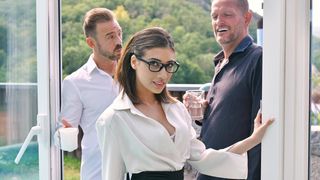 INSATIABLE LANGUAGE TEACHER EMILY PINK TAKES A DP DRILLING FROM MATURE STUDENTS GP3166