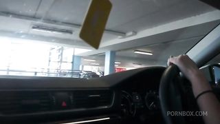 Public CarPark Flashing Slut