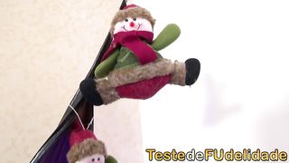 Minha madrasta gostosa foi meu presente de Natal