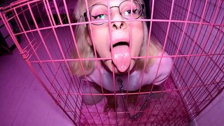 A YOUNG GIRL IS TAKEN OUT OF HER CAGE AND SODOMIZED BY HER DADDY