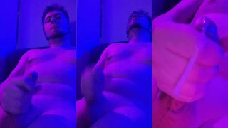 JUST FOR FUN I MASTURBATE AND BLAST MY LOAD EVERYWHERE