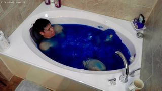 ULTIMATE BLUE SLIME BATH 4K HD ULTRA TEMU CAMERA EDITION