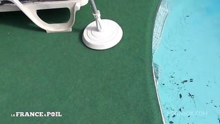 Pretty blonde slut blows in the jacuzzi before getting banged and facilalized