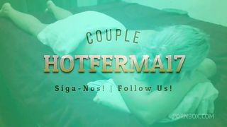 Security camera captures married woman fucking masseur while talking to her husband