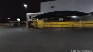 Transando no banheiro do supermercado com a loira safada