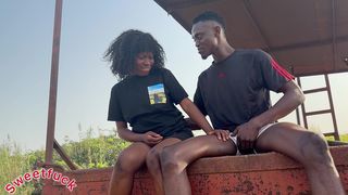 SKINNY SLOT SEDUCED ME IN THE BUSH