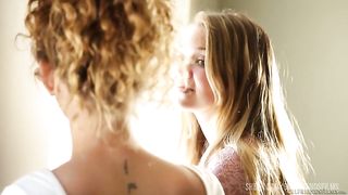 Lesbian Neighbors Jessie Andrews and Kimber Day get to know each other intimately