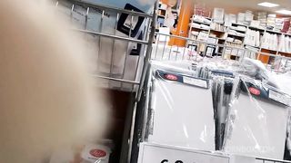 Farts in a very risky shopping mall!