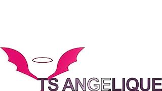 TS Angelique - Webcam show from December 2, 2022 - multiple precumshots and accidental cumshot - premium version