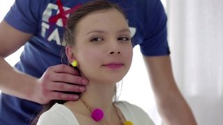 A HOT YOUNG RUSSIAN GIRL FUCKED HARD IN AN WILD THREESOME