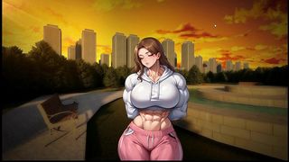 FUTANARI MUSCLE GROWTH WORLD [ FEMBOY HENTAI GAME ] EP.3 TRAINING OUR PETITE STEP SISTER IN THE LIVING ROOM !