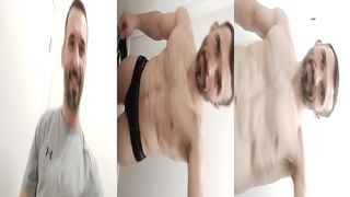 YOUR MASTER STIPS AND SHOWS YOU HIS DOMINANCE