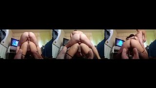 GOZANDO DENTRO DO CU DA TRANS