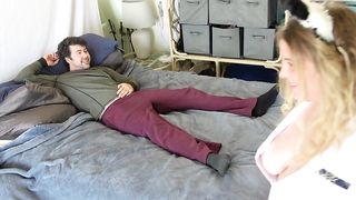 Stepsister gets stepbrother to fuck her butt