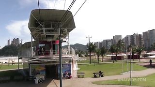 Linda morena sentando gostosa no pauzao do Ed Junior